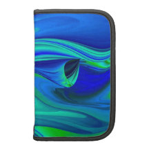 résumé dans le bleu et le vert organiseur