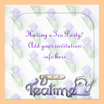 Retraite de thé ou invitation de fête d'anniversai invitations