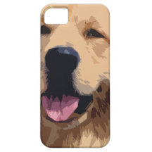Retriever.png d'or étuis iPhone 5