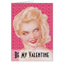 Rétro amour des années 1940 cartes de vœux