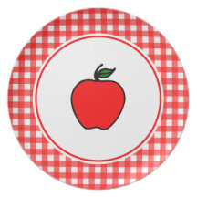 Rétro Apple plaquent Assiettes Pour Soirée