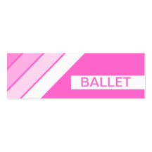 rétro BALLET Cartes De Visite Professionnelles