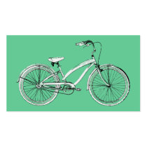 rétro bicyclette cartes de visite