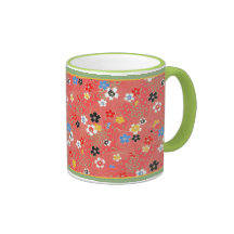 Retro BloemenMok
