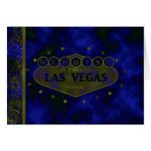 Rétro carte de mariage de Las Vegas