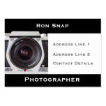 Rétro carte de visite de photographes de l'apparei