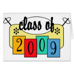 Rétro classe de 2009 cartes de vœux
