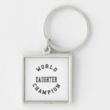 Rétro fille fraîche de champion du monde de cadeau porte-clefs