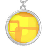 Retro Gele Achtergrond Ketting