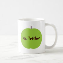 Retro Giften van de Leraar van Apple Persoanlized mokken