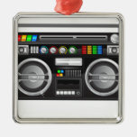 rétro graphique de sableuse de ghetto de boombox ornements