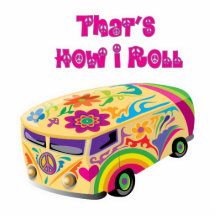retro hippiebestelwagen hoe ik rol acryl uitsnede