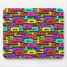 Retro-Kassetten-Design Tapis De Souris