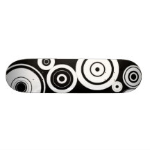 Rétro noir skateboard customisable
