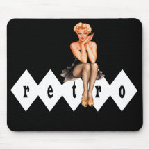 Rétro Pin- Tapis De Souris