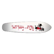 Rétro planche à roulettes de nourriture
