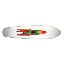 Retro Raket - Kleur Skateboard Deck