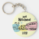 Rétro remorque juste Keychain personnalisé accroch Porte-clés