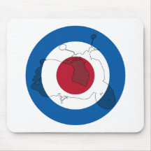 Rétro silhouette Mousepad de scooter Tapis De Souris