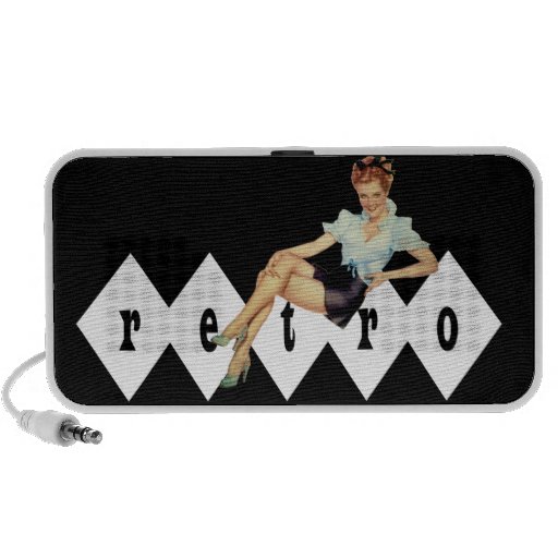 Retro Speld van jaren '40 omhoog iPod Speakers