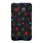 Rétro Starbursts personnalisable Étui Samsung Galaxy SII