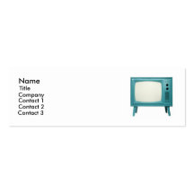 Retro Televisie Visitekaartje