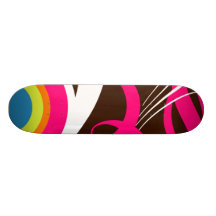 Rétro trouille skateboards customisés