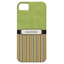 Rétro vert masculin coques Case-Mate iPhone 5