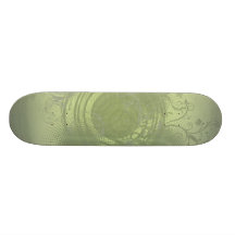 Rétro vert planches à roulettes customisées