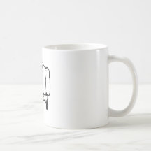 Retro Vuist Koffie Beker