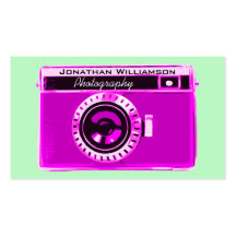 Rétros cartes de visite roses de photographie d'ap cartes de visite personnelles