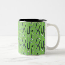 Rétros clubs de golf tasse