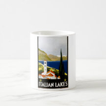 Rétros copies de voyage d'annonce vintage d'affich tasse