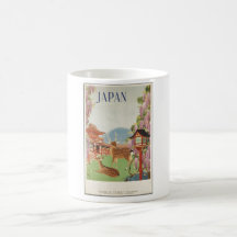 Rétros copies de voyage d'annonce vintage d'affich mug à café