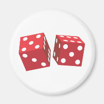 Rétros matrices rouges magnets pour réfrigérateur