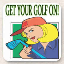 Réussissez votre golf dessous-de-verre
