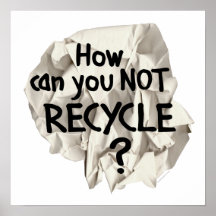 Réutilisation de papier affiches