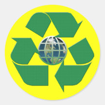 Réutilisez la terre autocollants