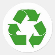 réutilisez l'autocollant vert