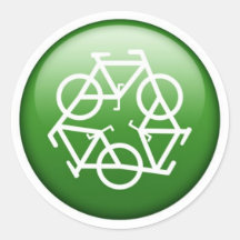 Réutilisez le vert adhésifs ronds