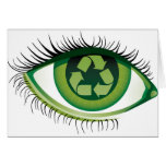 Réutilisez l'oeil cartes de vœux