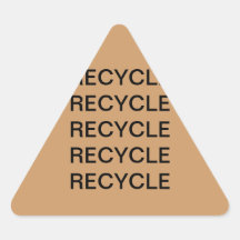 RÉUTILISEZ STICKERS EN TRIANGLE