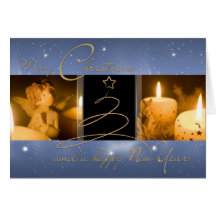 Rêve bleu de Noël Cartes De Vœux