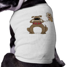 Rêve de chienchiens tee-shirt pour chien