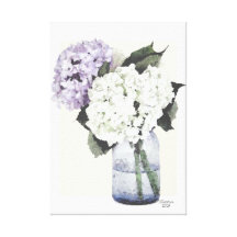 Rêve d'hortensia impression sur toile