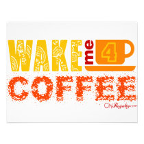 Réveillez-moi pour le café invitations