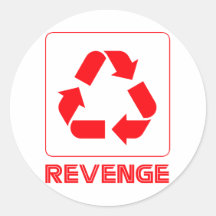 Revenge 丸形シールステッカー