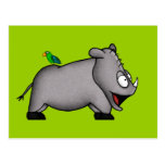 Rhinocéros de bébé cartes postales