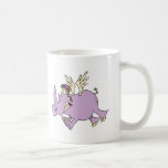 rhinocéros drôle de vol tasses à café