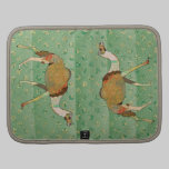 Rickshaw rêveur de planificateur de vert de chamea pochettes folios
